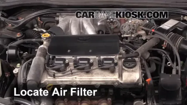 2002 Toyota Solara SLE 3.0L V6 Coupe Filtro de aire (motor) Cambio